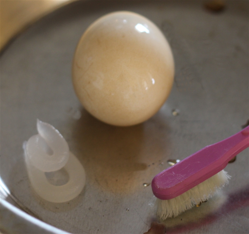 Egg Brushing Activity